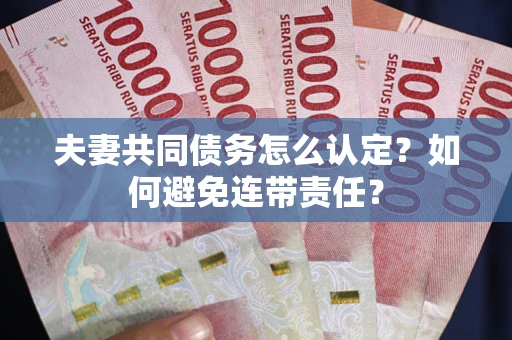 武汉夫妻共同债务怎么认定？如何避免连带责任？