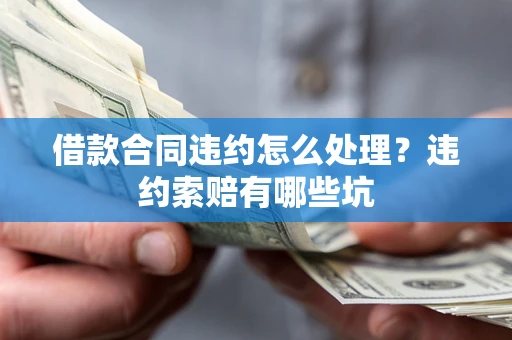 武汉借款合同违约怎么处理？违约索赔有哪些坑