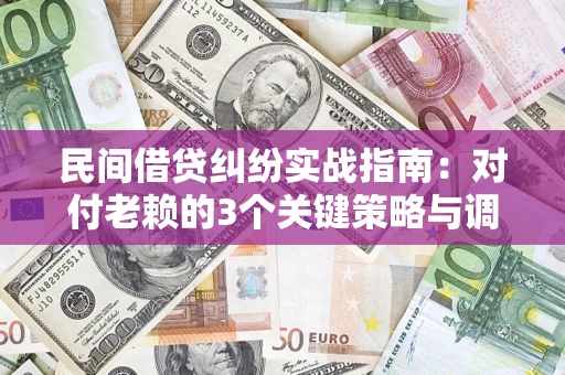 武汉民间借贷纠纷实战指南：对付老赖的3个关键策略与调解盲区解析