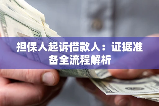 武汉担保人起诉借款人：证据准备全流程解析