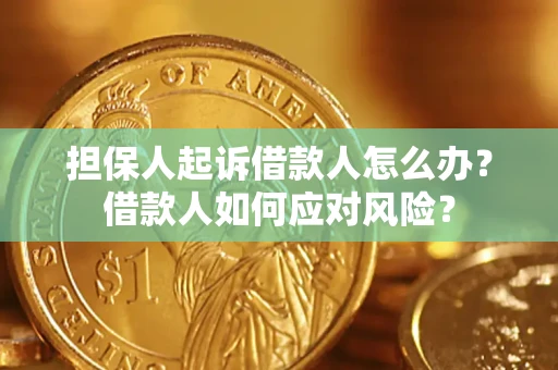武汉担保人起诉借款人怎么办？借款人如何应对风险？