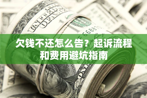 武汉欠钱不还怎么告?起诉流程和费用避坑指南 武汉欠钱不还怎么告?起诉流程和费用避坑指南