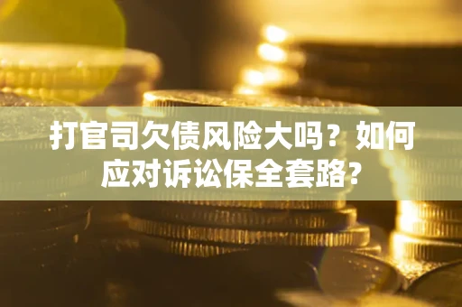 武汉打官司欠债风险大吗？如何应对诉讼保全套路？